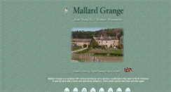 Desktop Screenshot of mallardgrange.co.uk